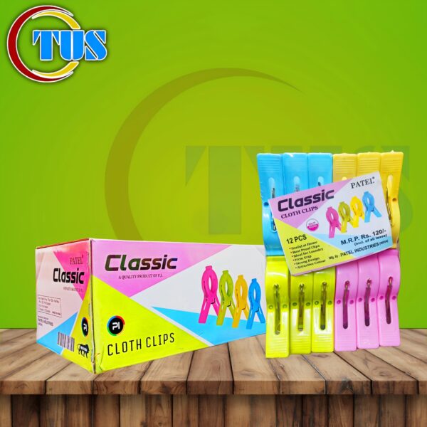 Classic Cloth Clip (Pack of 12)