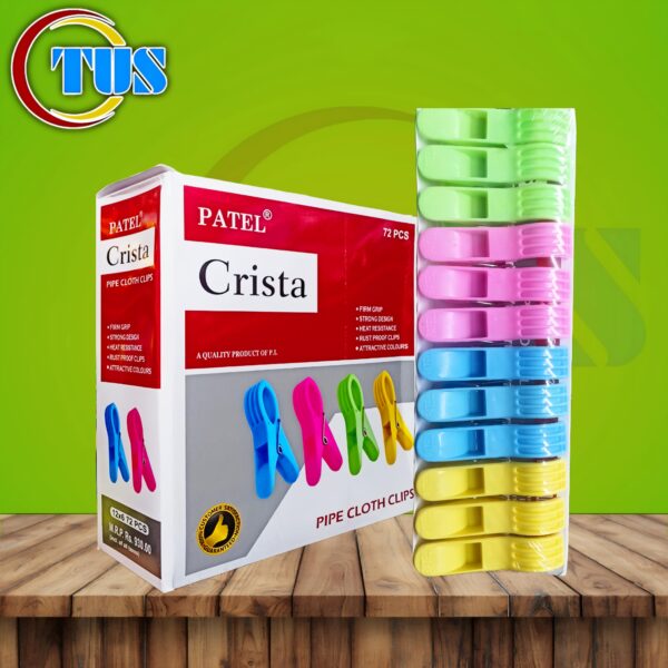 Crista Cloth Clip (Pack of 12) heavy Spring